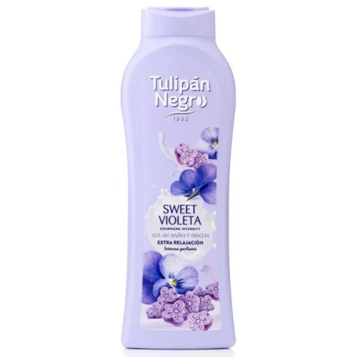 Гель для душу Tulipan Negro Sweet Violeta Солодка Фіалка, 650 мл